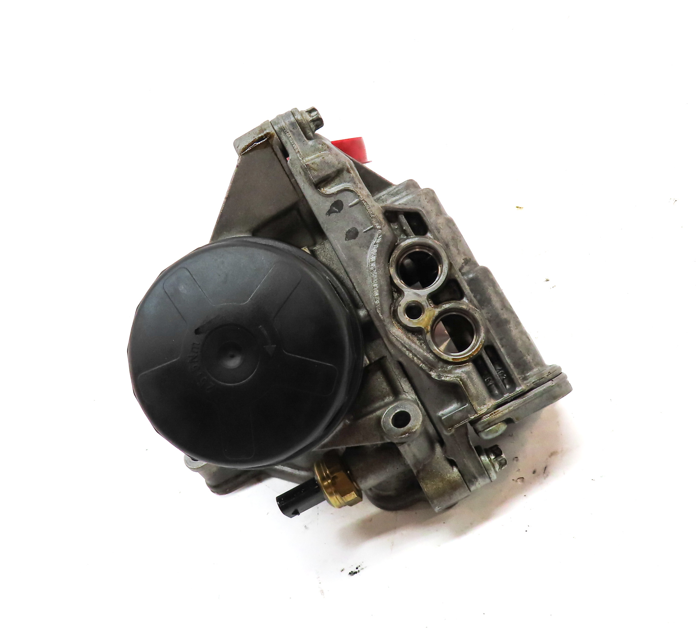 2012 BMW X3 (F25) 3.0L (N55) ENGINE MOTOR OIL FLUID FILTER HOUSING — exact item pictured